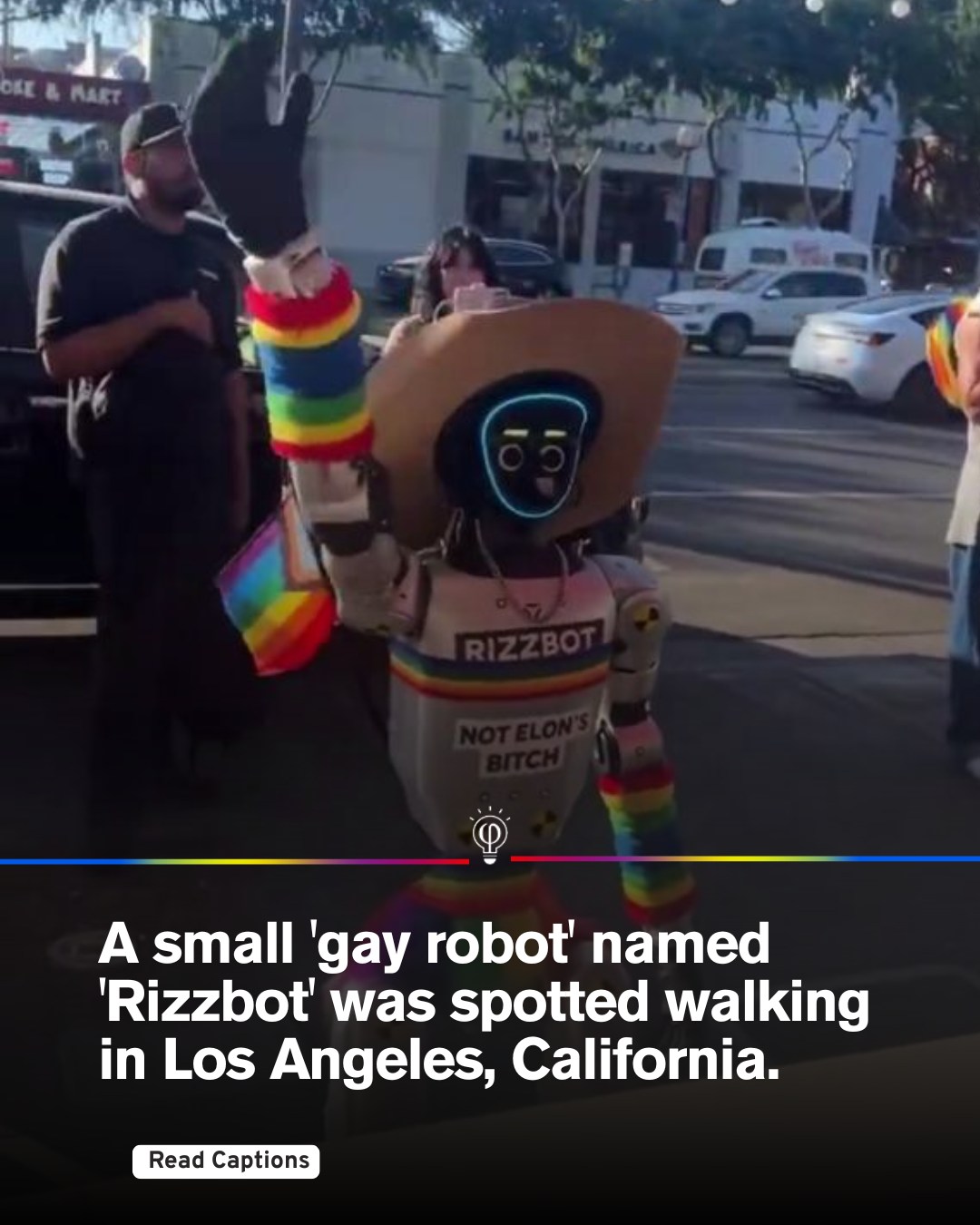 Fact - A 77-pound AI-powered robot named “Rizzbot,” developed by ...