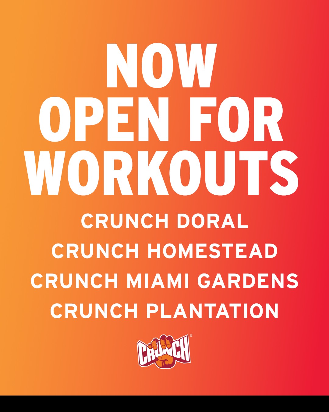 Crunch Fitness - Big news—four new Crunch locations are... | Facebook