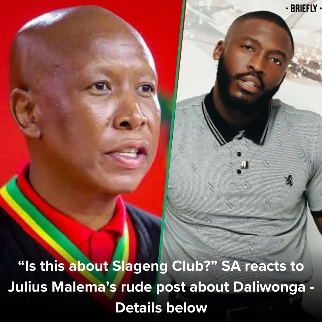 Briefly - 😮 EFF leader Julius Malema caused a buzz on social media on ...