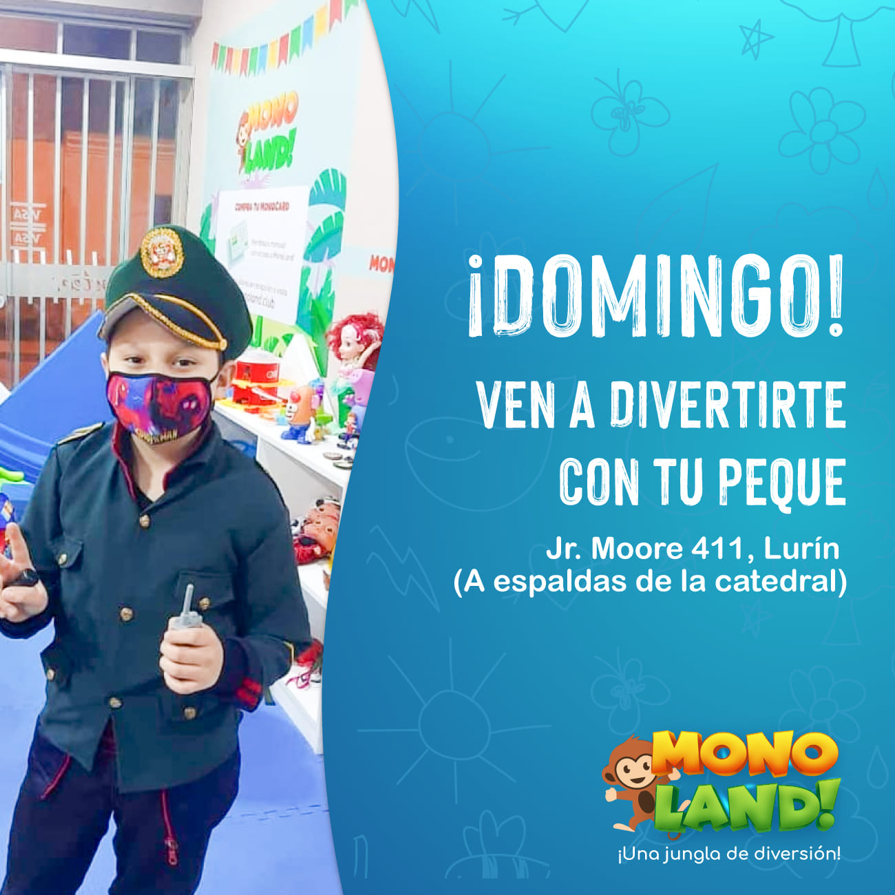 Monoland - Hola amigos ! Quieren un domingo diferente para sus peques 👨 ...