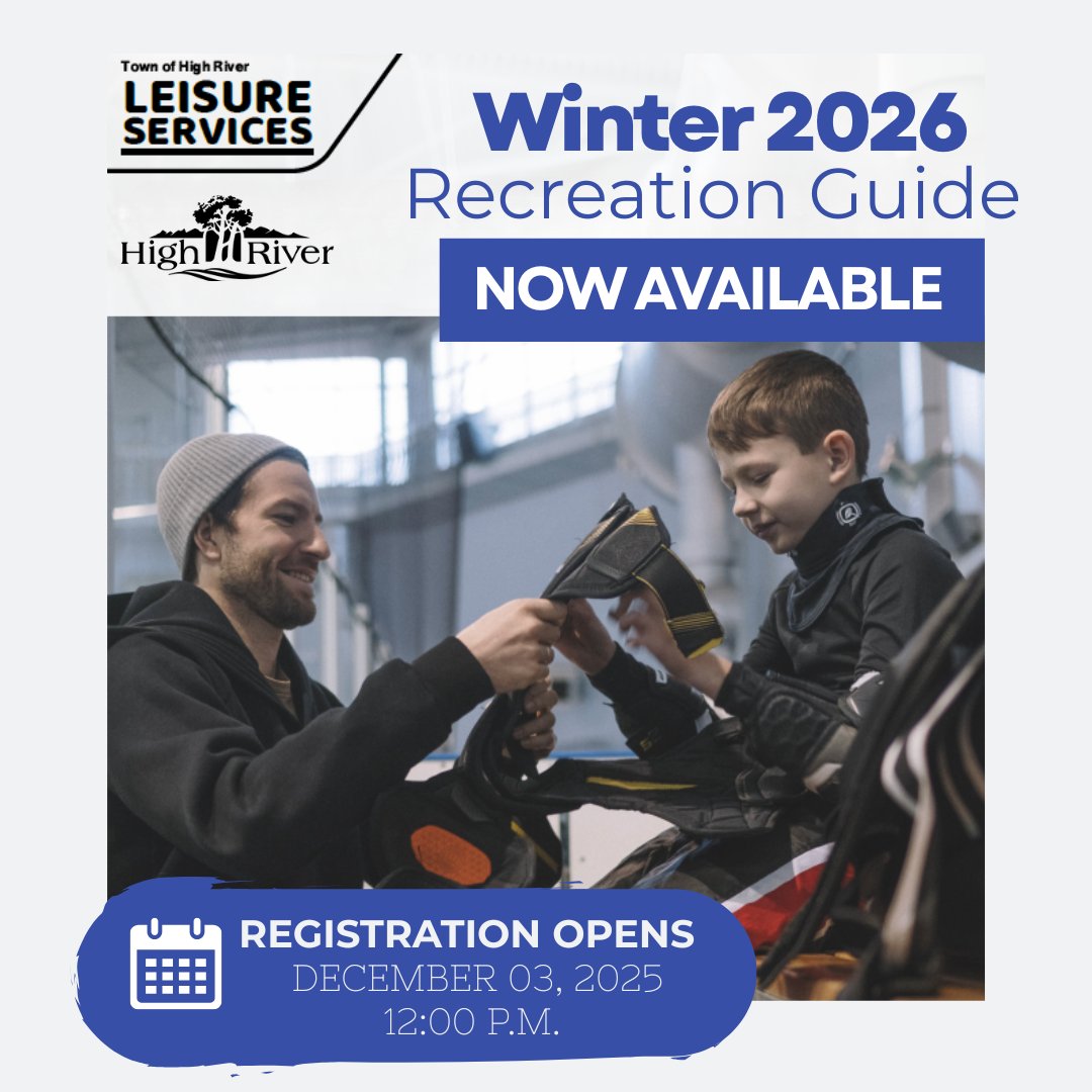 The Winter 2026 Recreation Guide is... - Town of High River | Facebook
