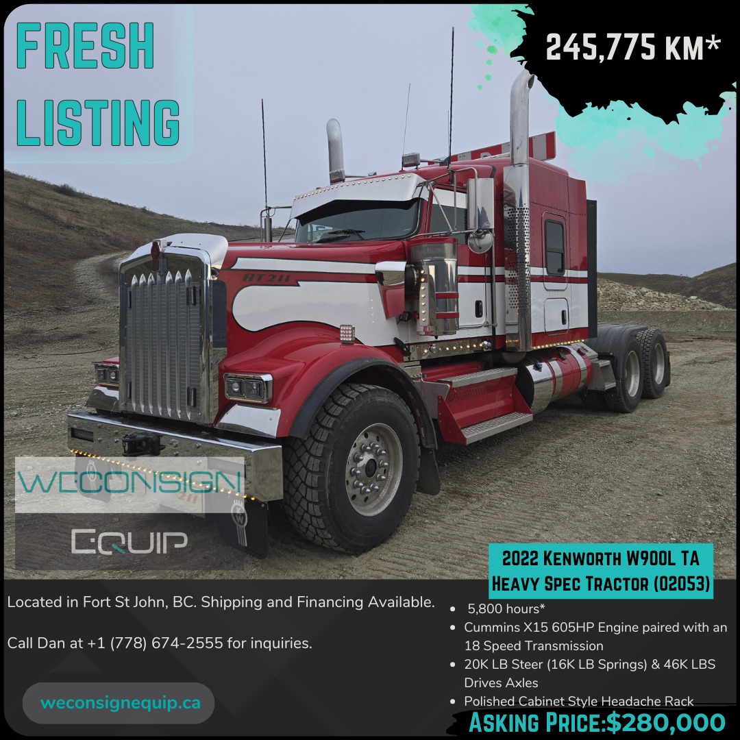 WeConsign - 🚛 For Sale: 2022 Kenworth W900L TA Heavy Spec Sleeper Truck ...