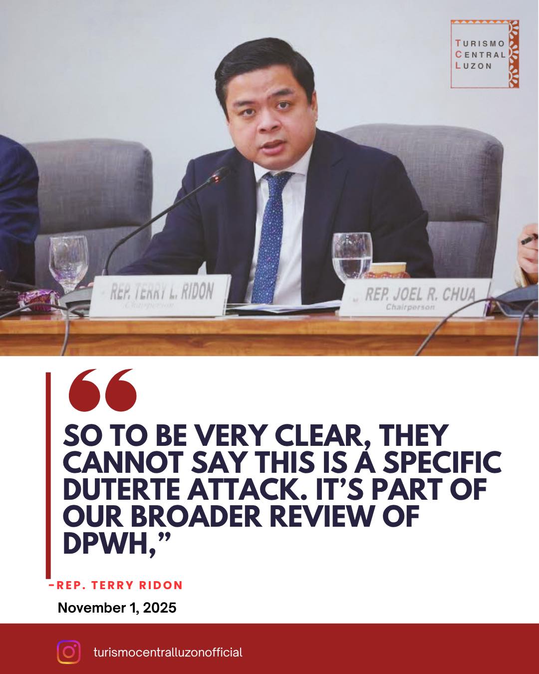 Turismo - LOOK: REP. RIDON CLARIFIES — DPWH PROJECTS, HINDI ANG MGA ...