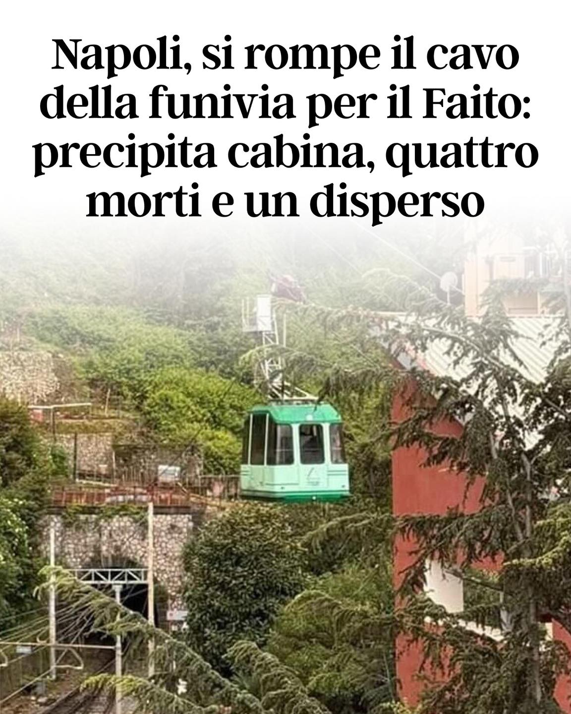 Forza - Una tragedia che ci colpisce profondamente. Il crollo della ...