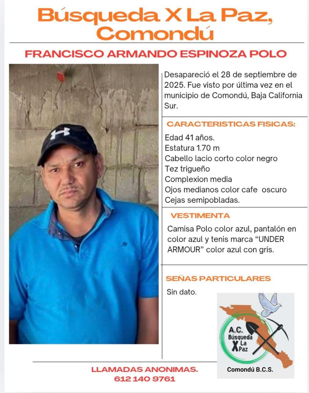 Solicitamos su colaboración para localizar a LEOPOLDO AURELIO