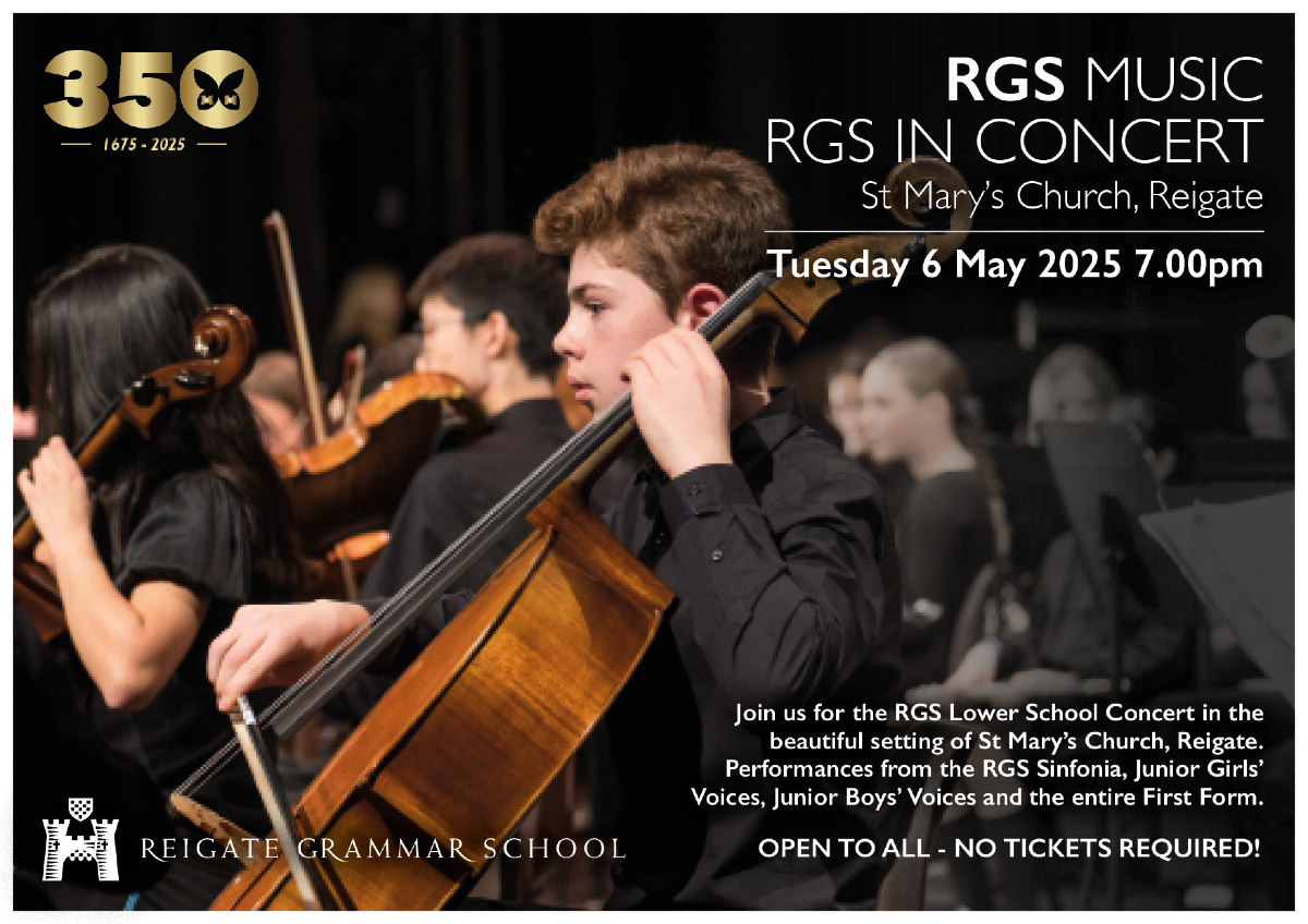 Reigate - 🎶 Another unmissable event in our action-packed summer term ...
