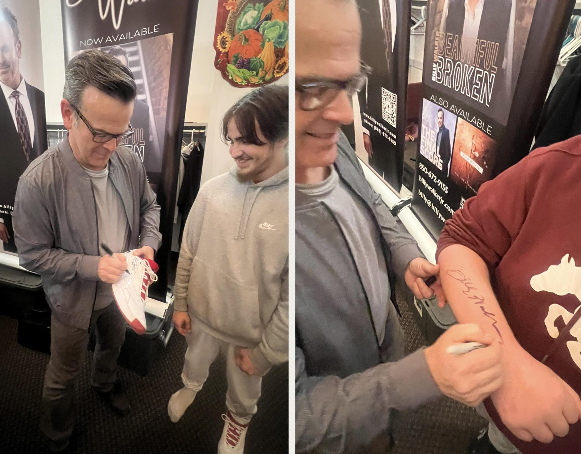 Billy - So this is a first. 👟 💪 🏼 When they start asking you to sign ...