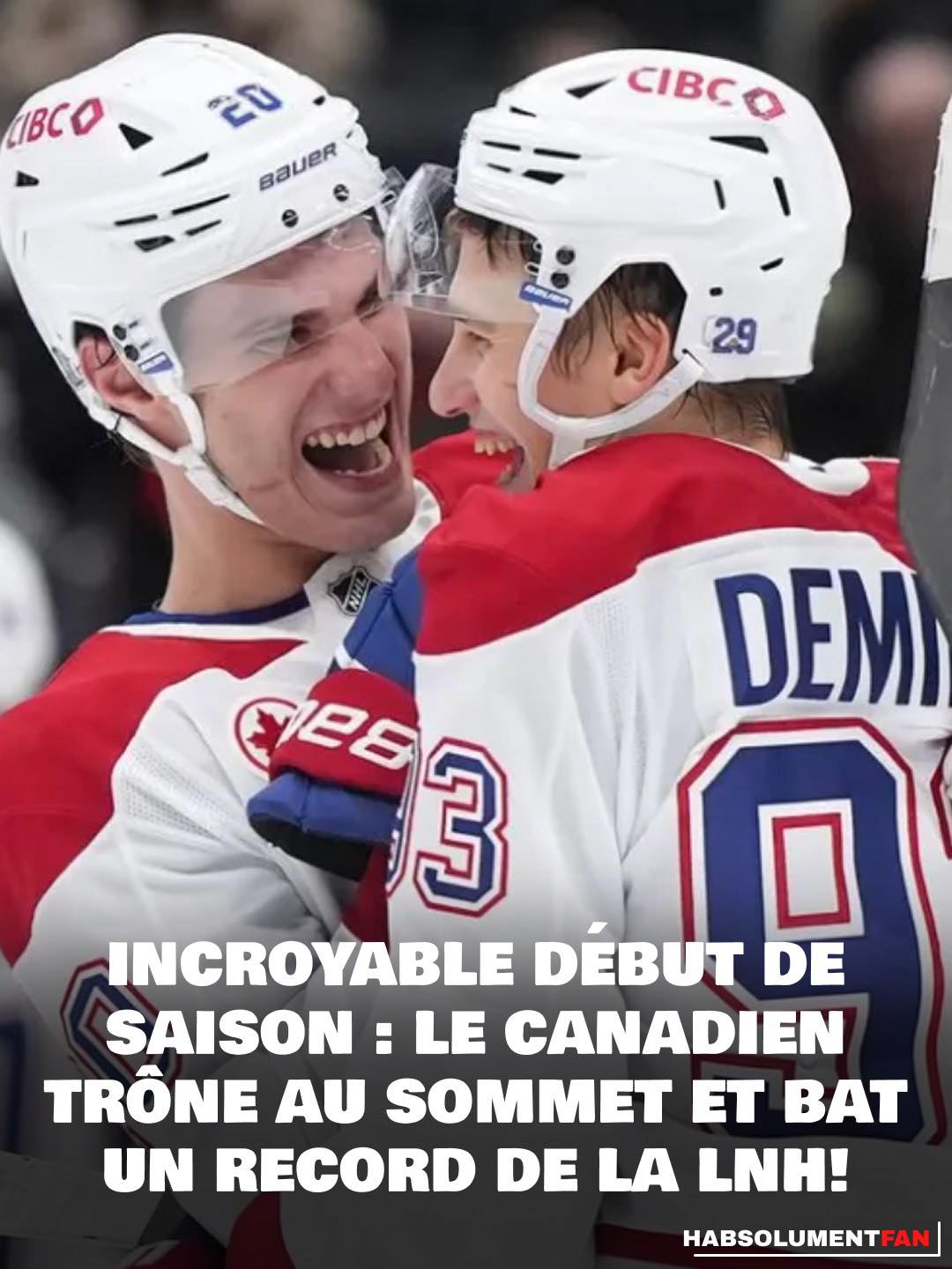 Veux-Tu - La première équipe dans l'histoire de la LNH à réaliser cet ...