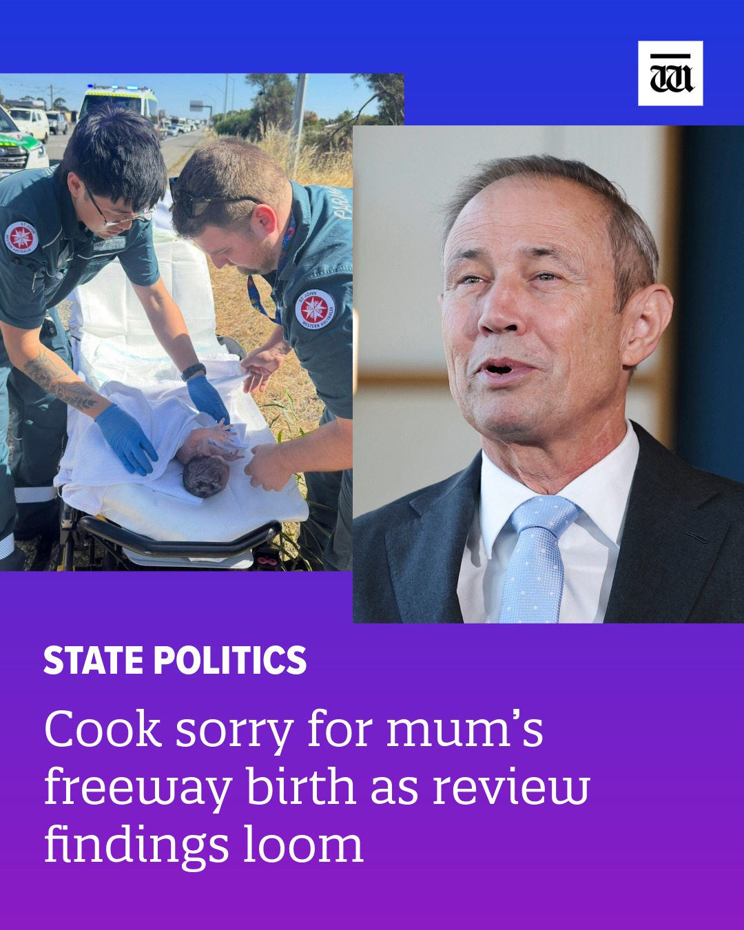 The West - Premier Roger Cook has apologised to a Perth mother who was ...
