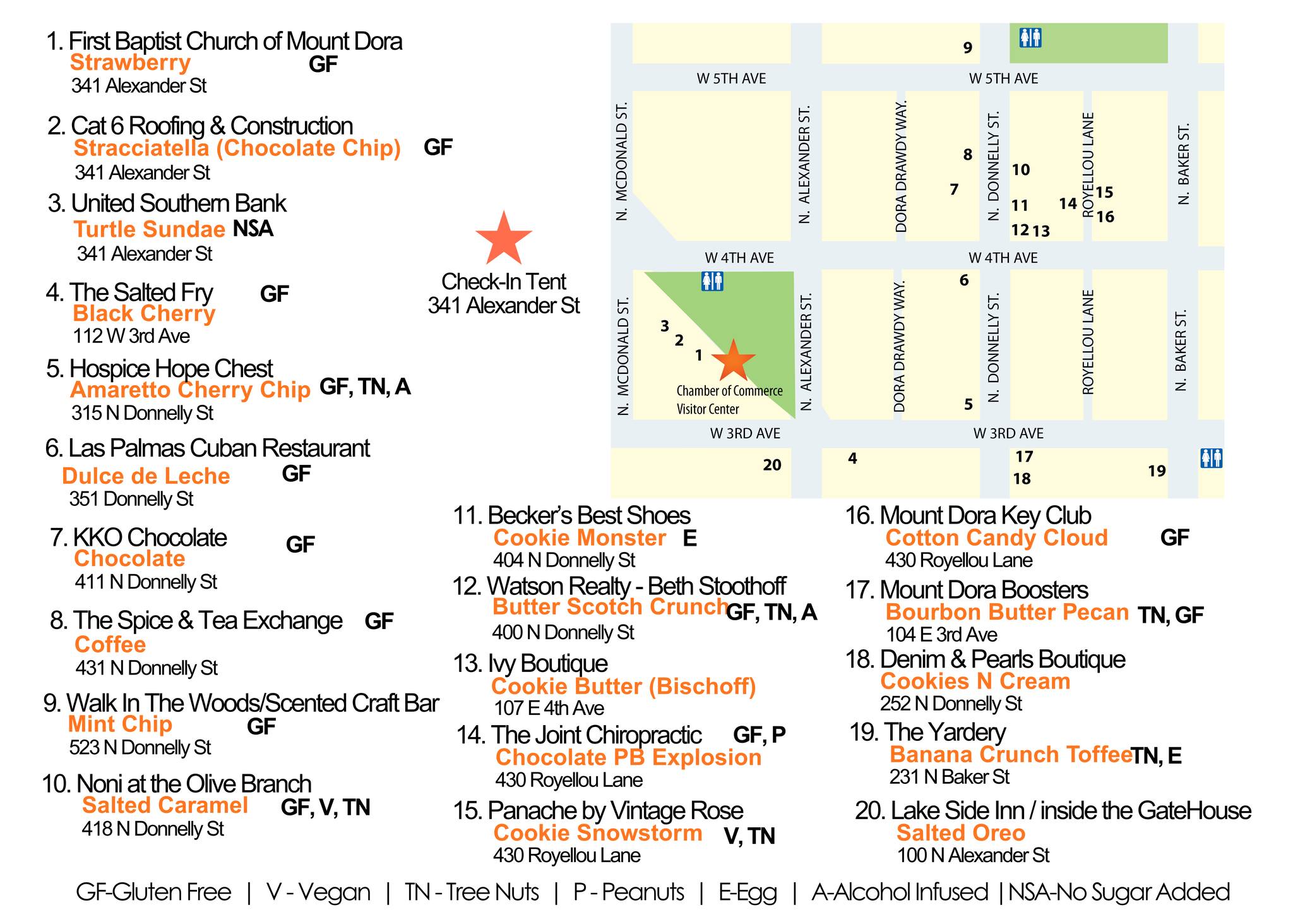 The official Map is... - Mount Dora Area Chamber of Commerce | Facebook