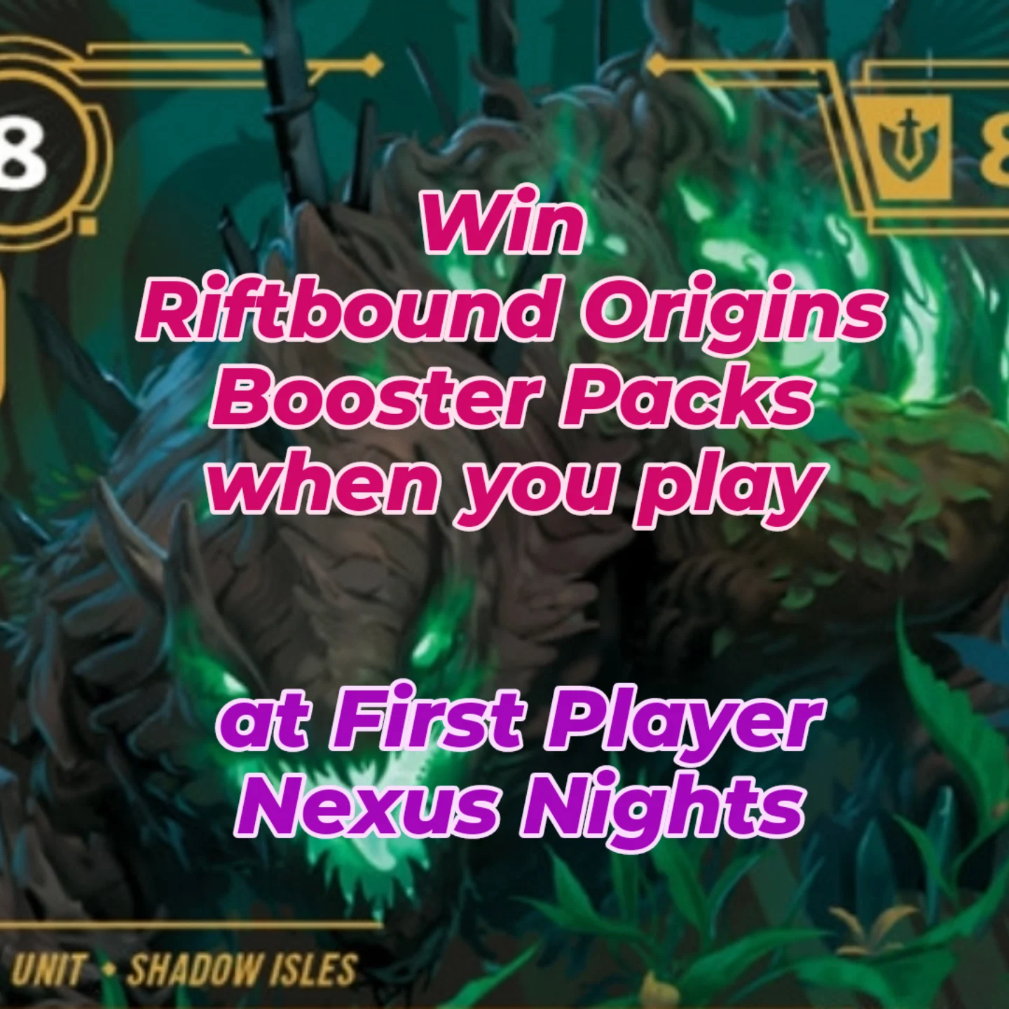 First - Good Day Riftbound Players, We have received a very small ...
