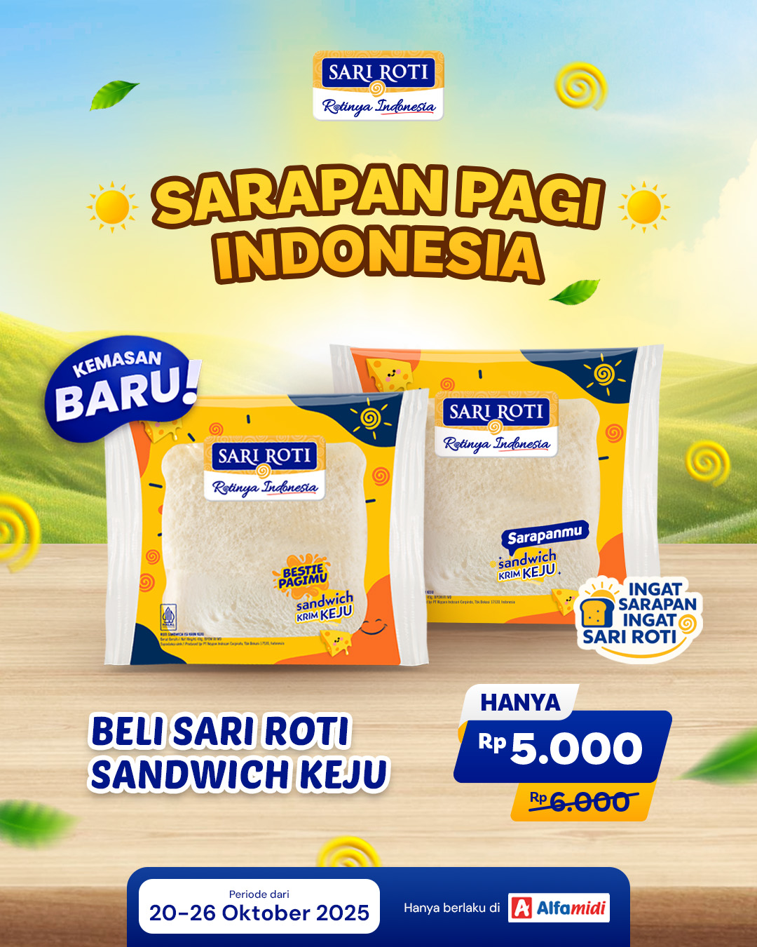 Sari Roti Rotinya Indonesia - Nikmati DISKON 35% dan GRATIS ONGKIR ...