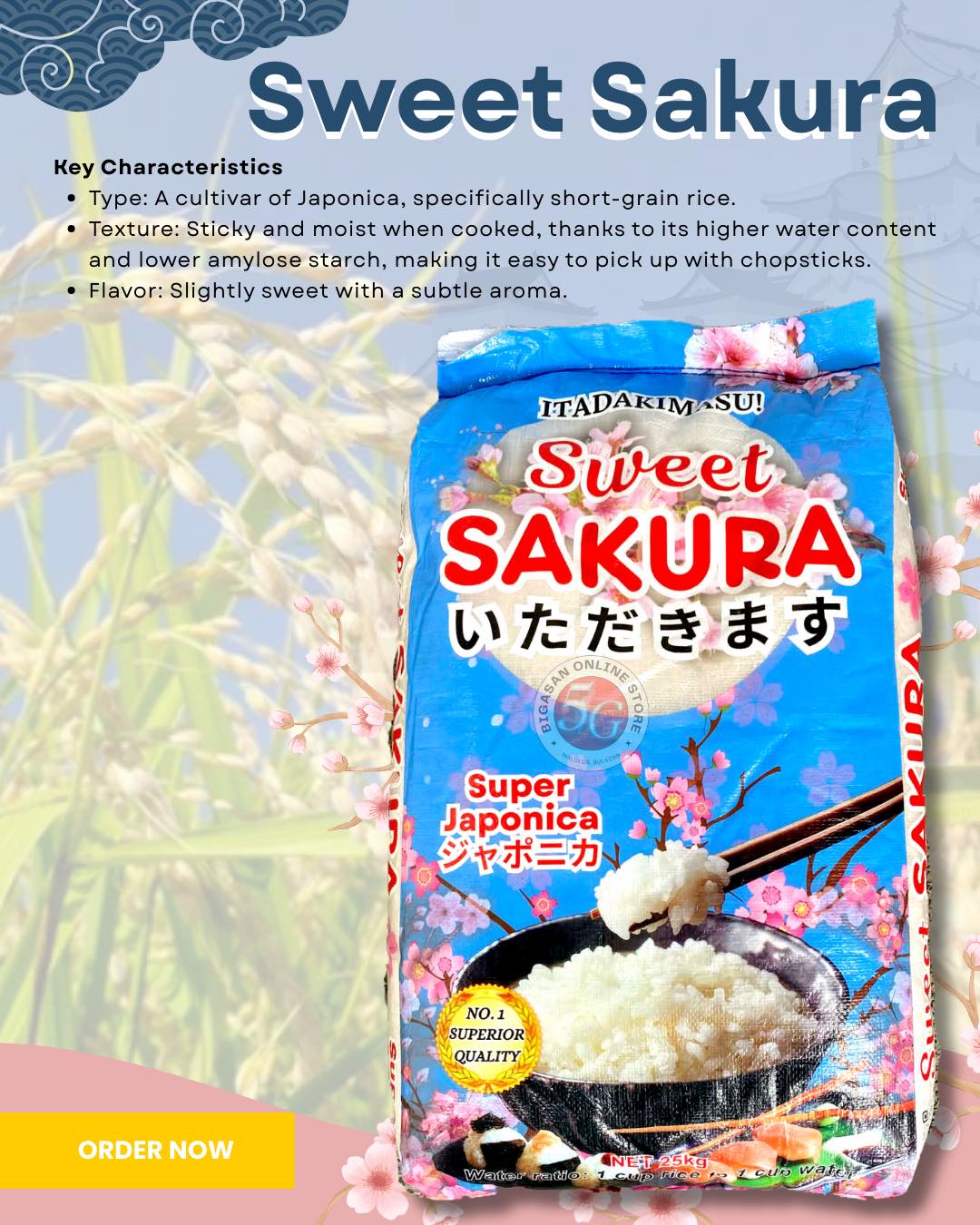 5G-Bigasan - Rice is life this 2026 🍚 😂 Japanese rice / Sweet Sakura ...