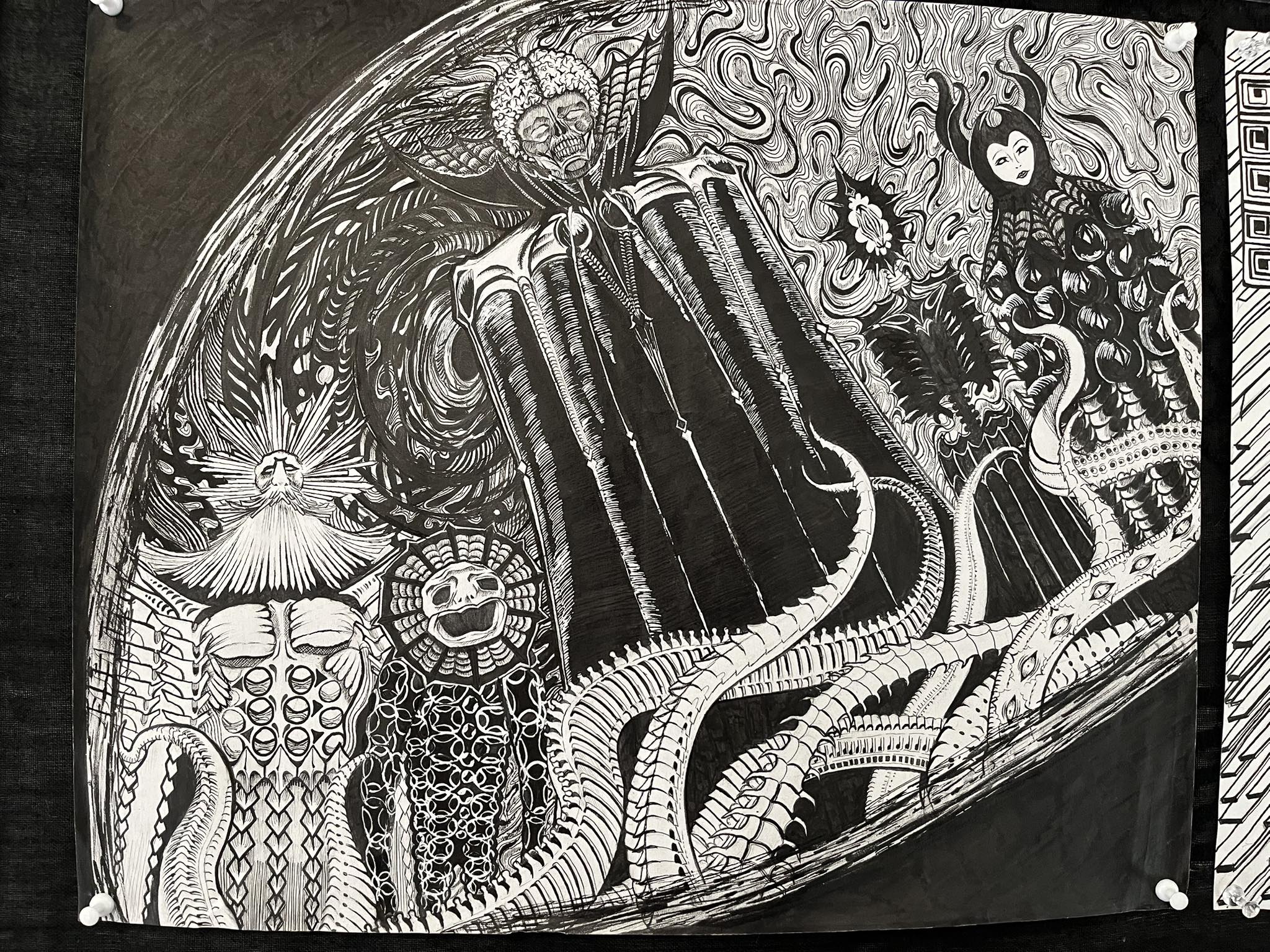 Berserk pixel art tribute with the Hand of God