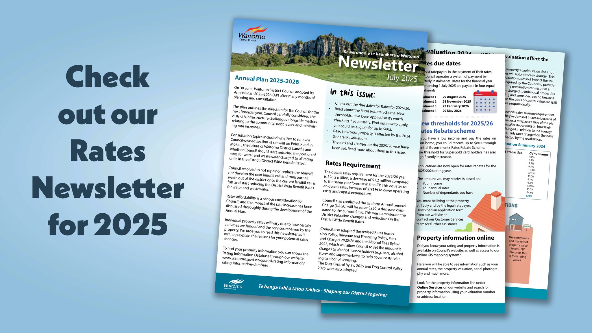 📄📄 Check out our 2025 Rates... - Waitomo District Council | Facebook