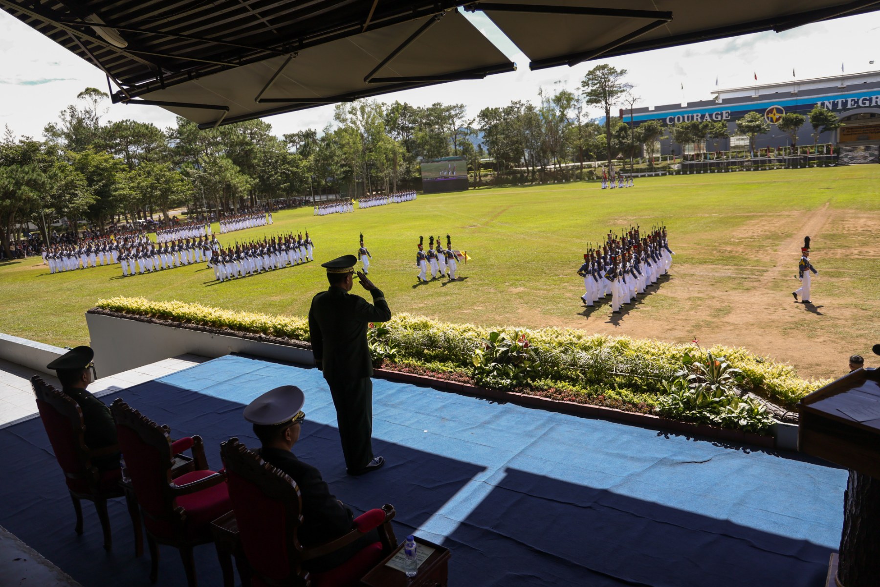 Armed - General Romeo S Brawner Jr, AFP Chief of Staff, salutes the ...