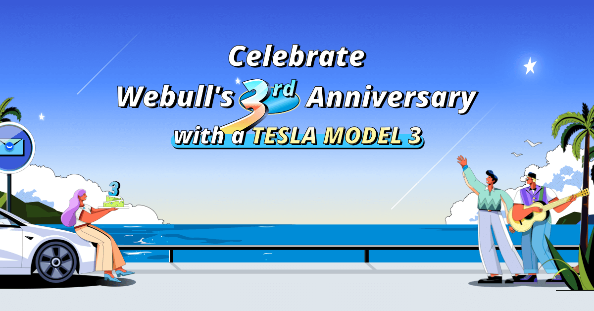 Webull - 🥳 Celebrate our 3rd Anniversary! Complete tasks... | Facebook