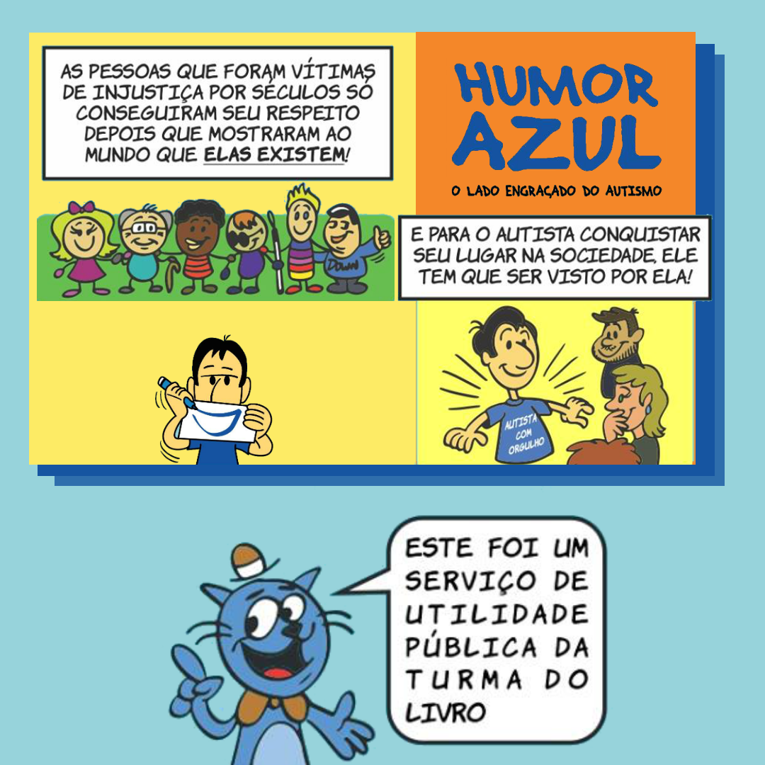 Muitas pessoas... - Humor Azul - O Lado Engraçado do Autismo
