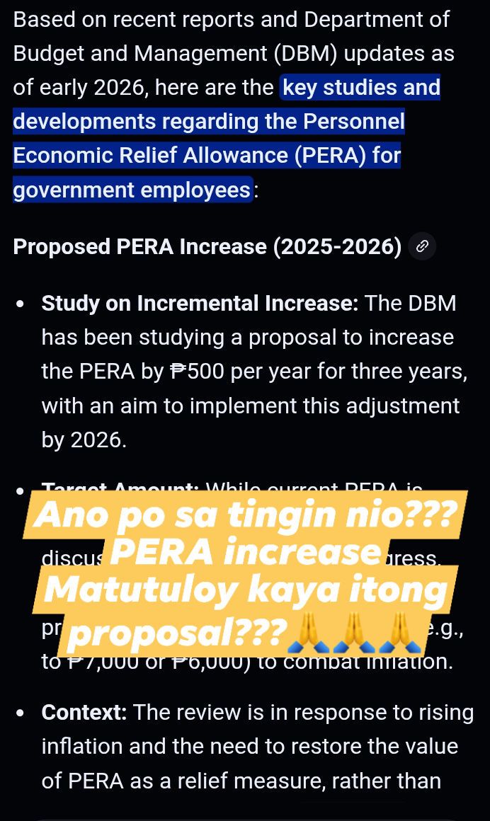 DOM TV - 🔍 PROPOSED PERA INCREASE (2025–2026) Study on... | Facebook