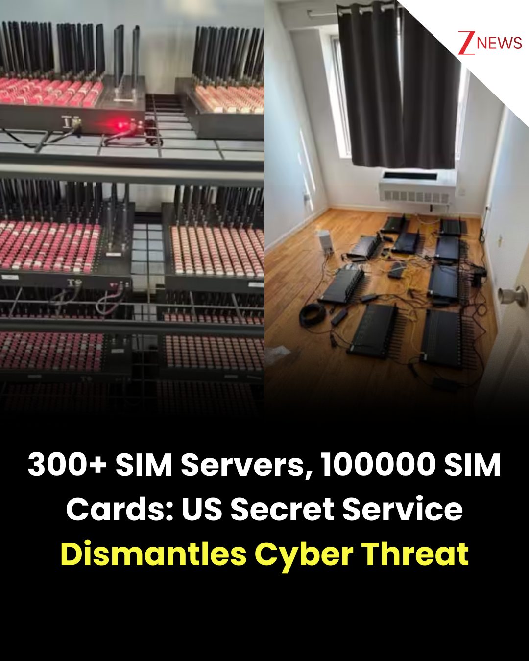 300+ SIM Servers, 1,00,000 SIM Cards:... - Zee News English | Facebook