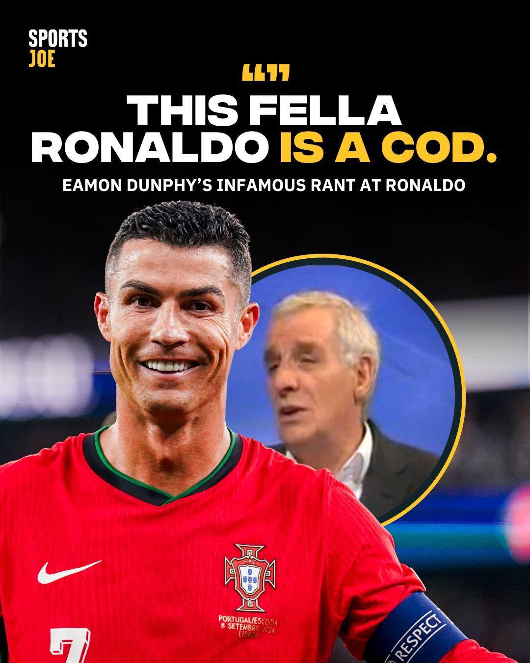 SportsJOE.ie - Throwback to this iconic Eamon Dunphy... | Facebook