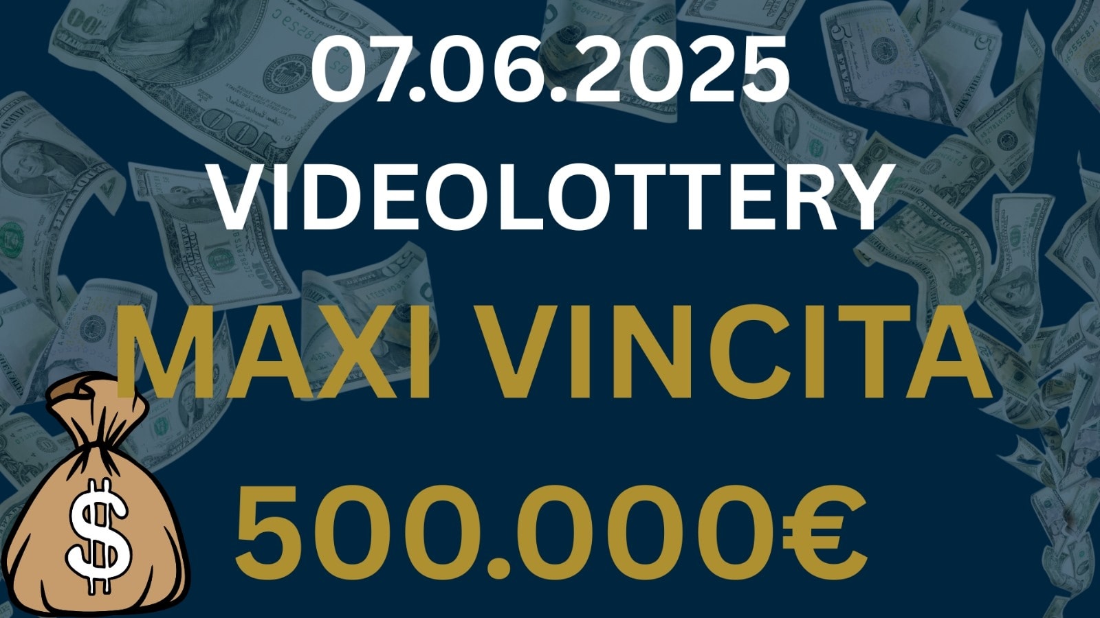 BINGO - 𝗖𝗼𝗹𝗽𝗼 𝗚𝗿𝗼𝘀𝘀𝗼 𝗮𝗹 𝗕𝗶𝗻𝗴𝗼 𝗔𝗱𝗱𝗮: 𝗩𝗶𝗻𝘁𝗶 𝟱𝟬𝟬.𝟬𝟬𝟬 𝗘𝘂𝗿𝗼 𝗮𝗹𝗹𝗲 𝗦𝗹𝗼𝘁 ...