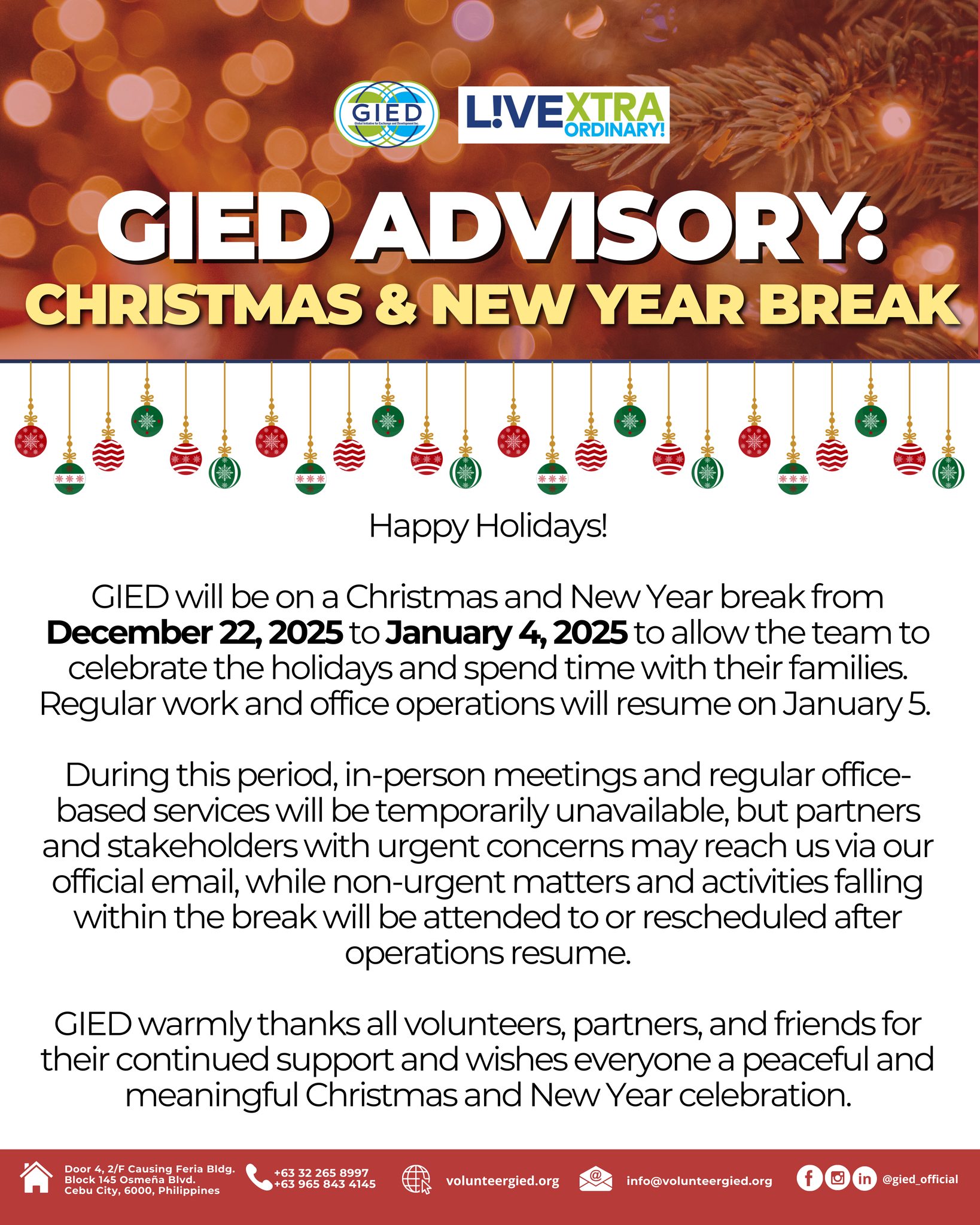Global Initiative for Exchange and Development Inc. - GIED added a new ...