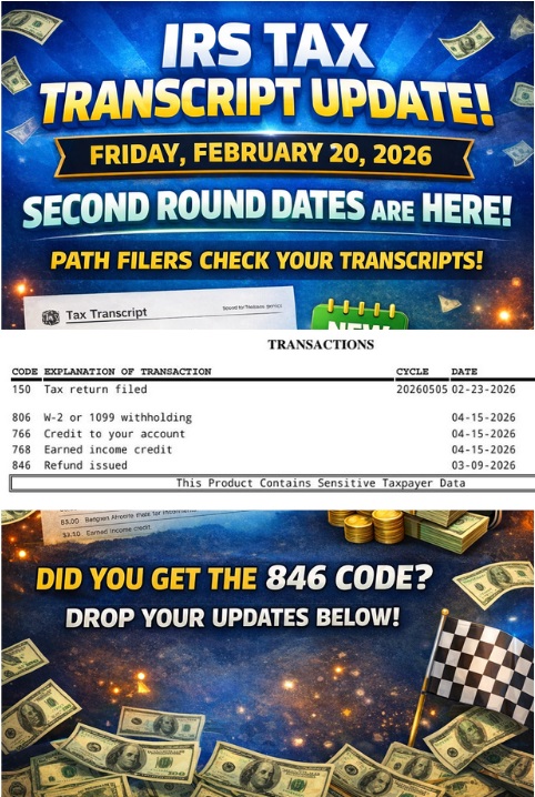 🚨📄 IRS TAX TRANSCRIPT UPDATE — FRIDAY,... - Where's My Refund | Facebook
