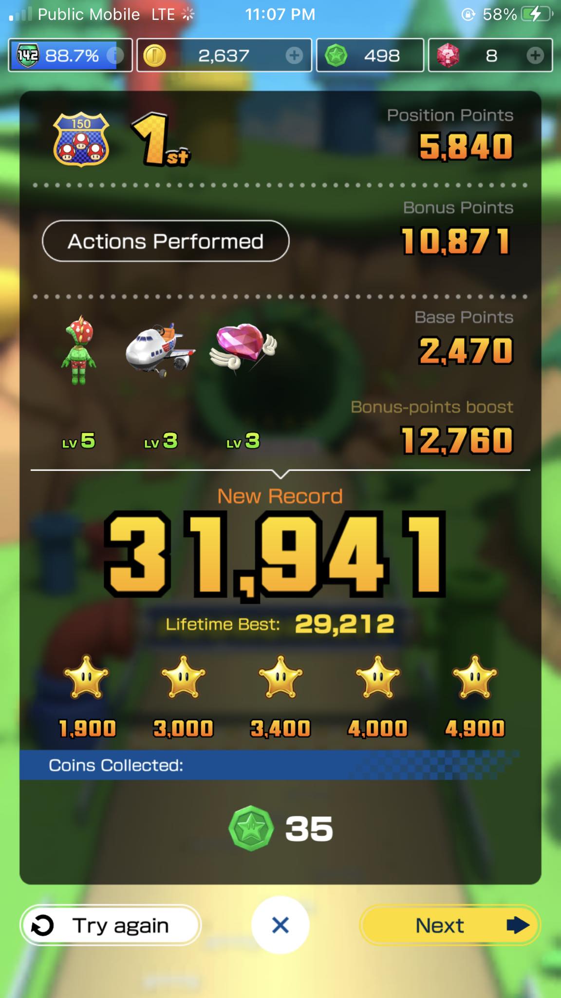 I made the world record for the highest score achieved!