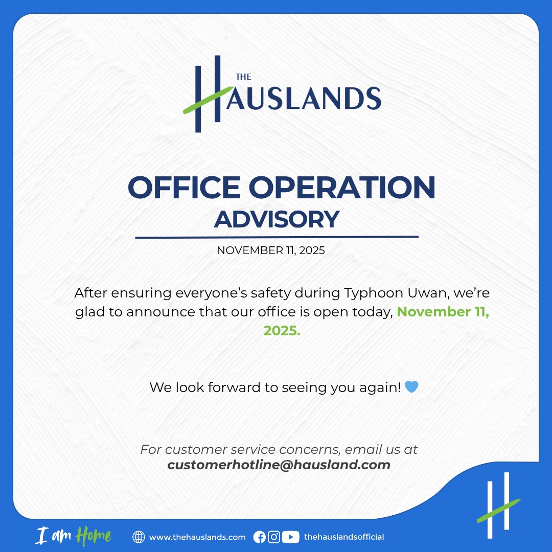 The Hauslands - 🌤️ We’re back to serve you! Our office is now open and ...