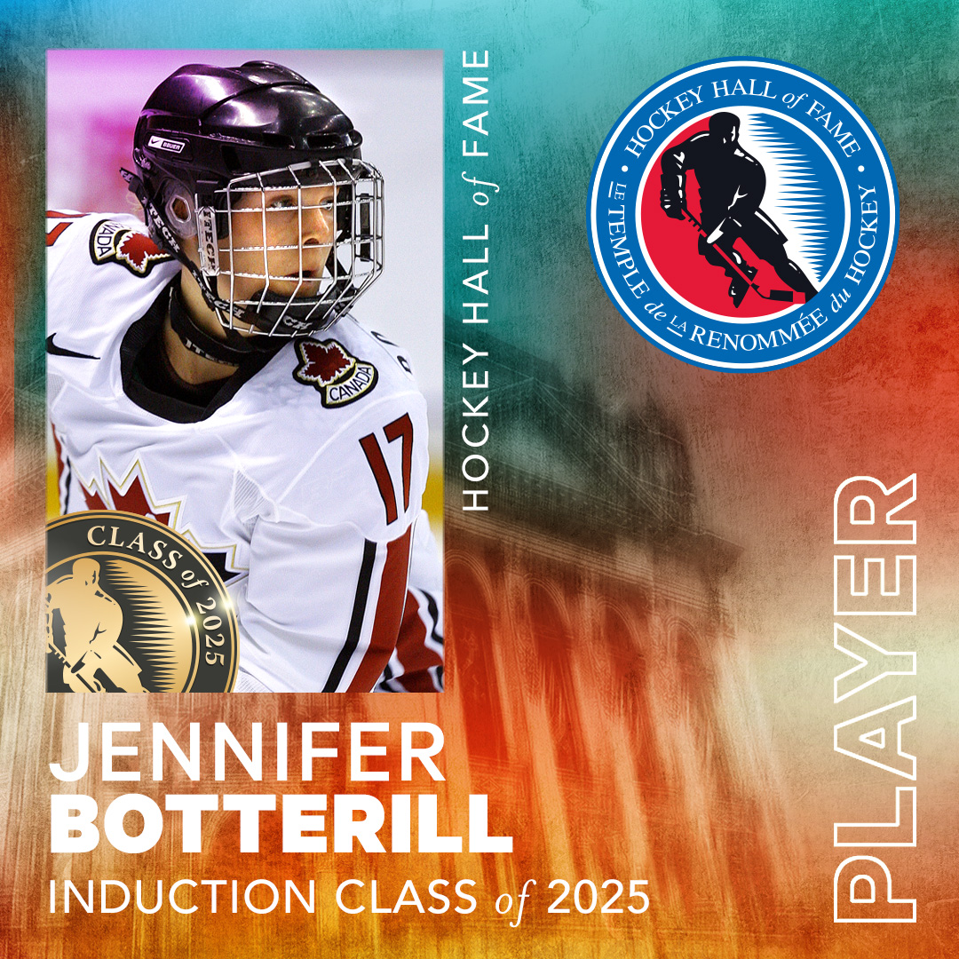 Welcome to the Hockey Hall of Fame, Jennifer Botterill. #HHOF2025