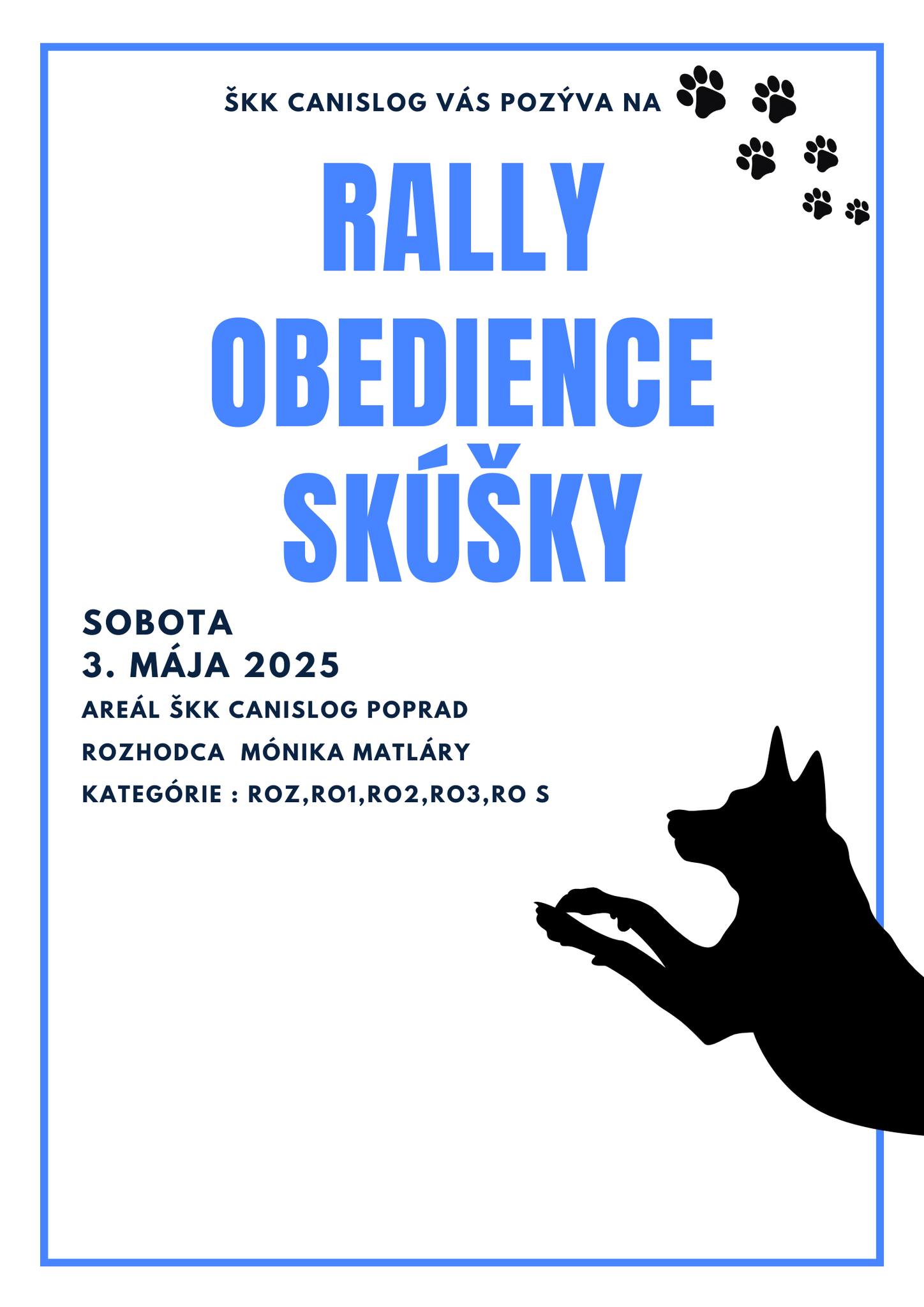 skúšky Rally Obedience FCI