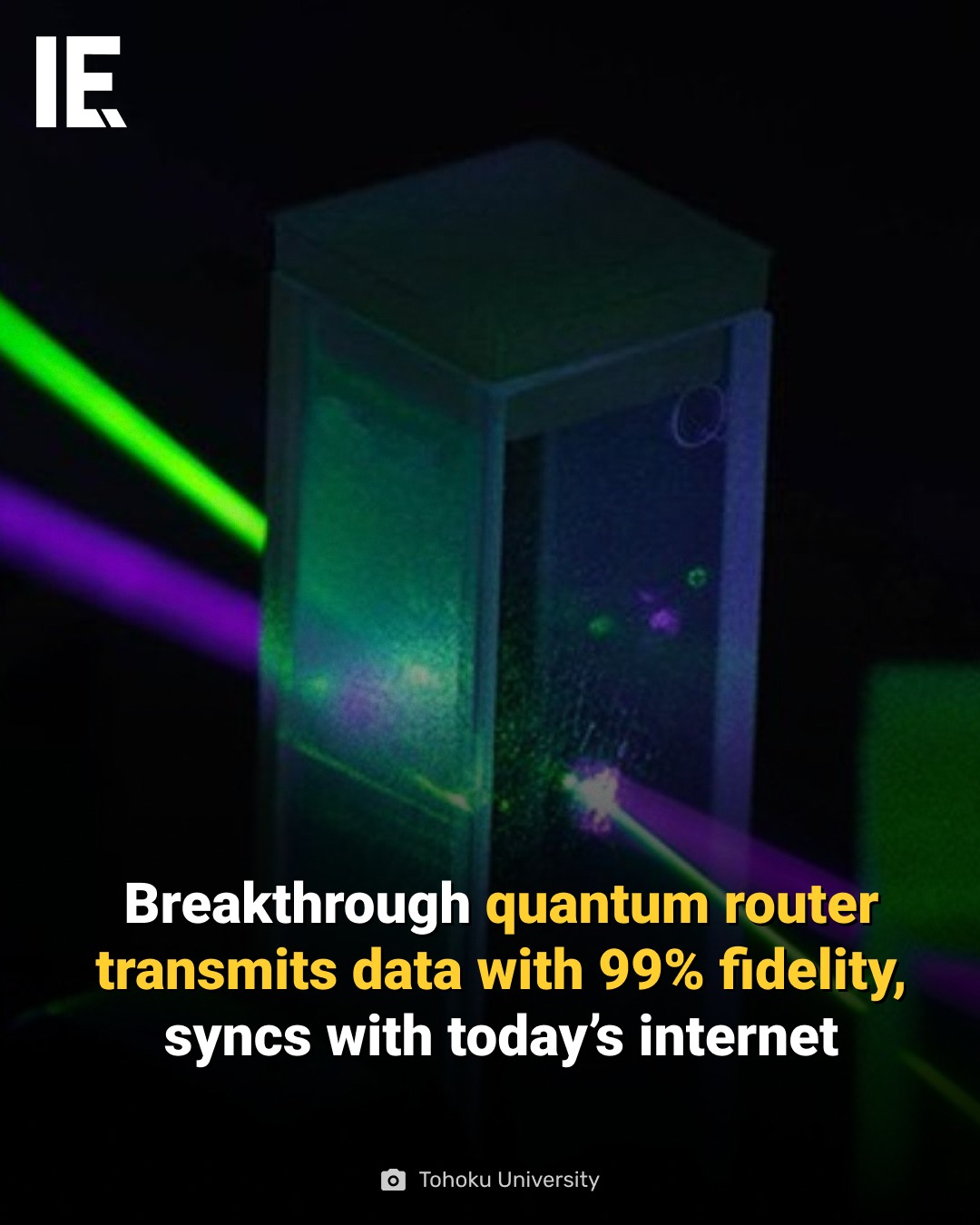Interesting - Tohoku University develops quantum router transmitting ...