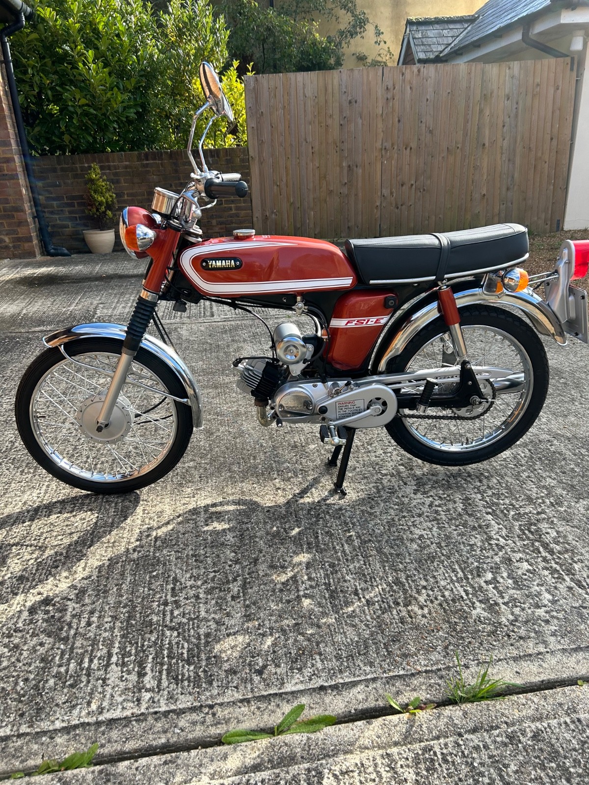 70's - This 1975 Yamaha FS1E moped is in jaw-dropping condition after a ...