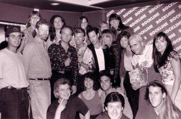 From the Rockline archives...DAVID BOWIE, Tin Machine, Bob Coburn 