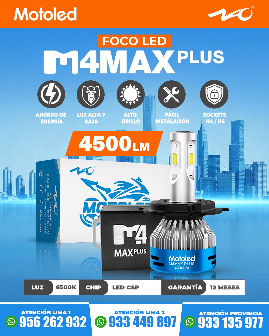 Mercomax Motors - 🏍⚡𝗙𝗢𝗖𝗢 𝗟𝗘𝗗 𝗠𝗢𝗧𝗢𝗟𝗘𝗗 𝗠𝟰 𝗠𝗔𝗫 𝗣𝗟𝗨𝗦 ⚡🏍 Mejora... | Facebook