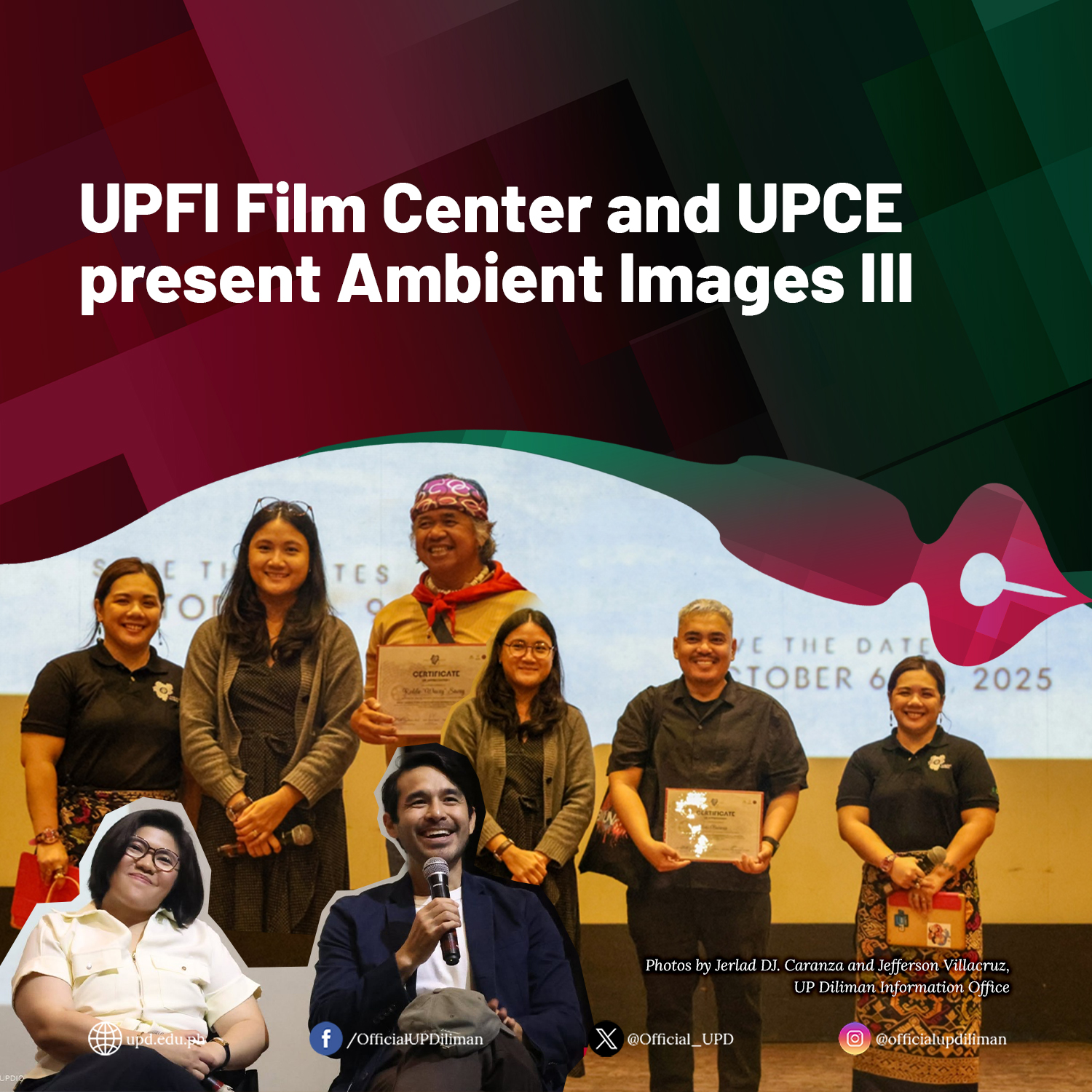 UP - “The UP Film Institute Film Center (UPFI Film Center) and the UP ...