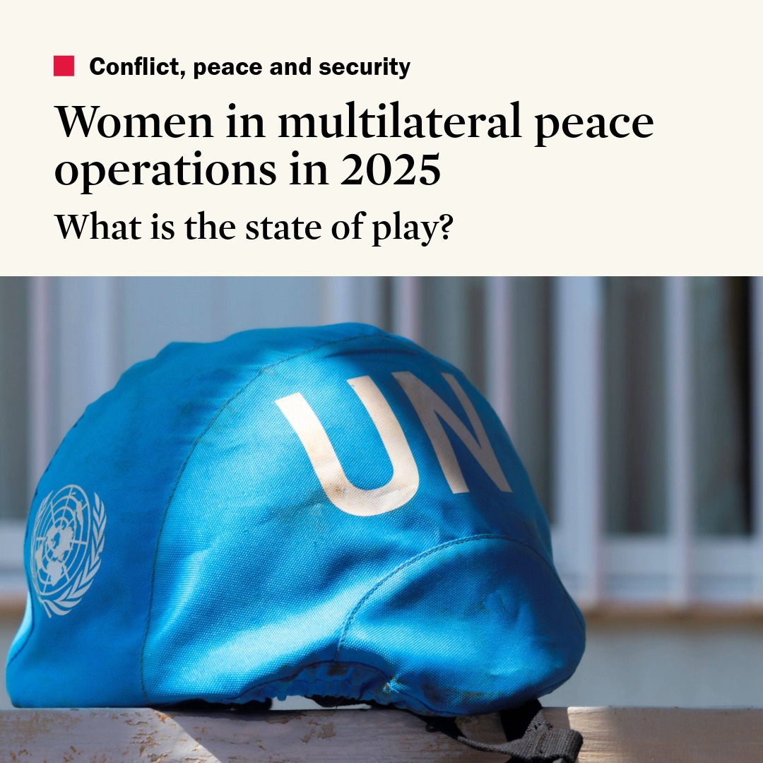 SIPRI - Women in Multilateral Peace Operations in 2025: What is the ...
