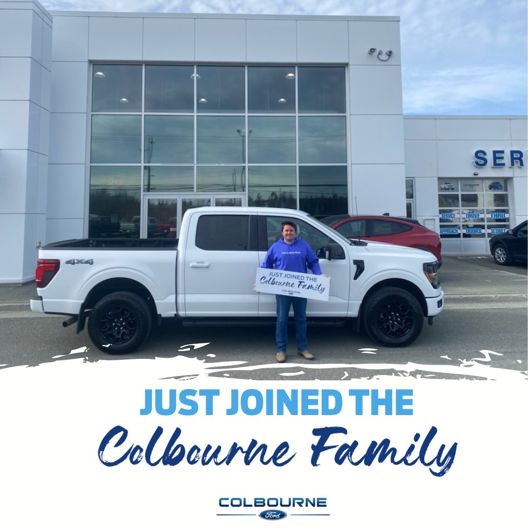 Colbourne Ford - Congratulations to Carson Kenny on the purchase of his ...