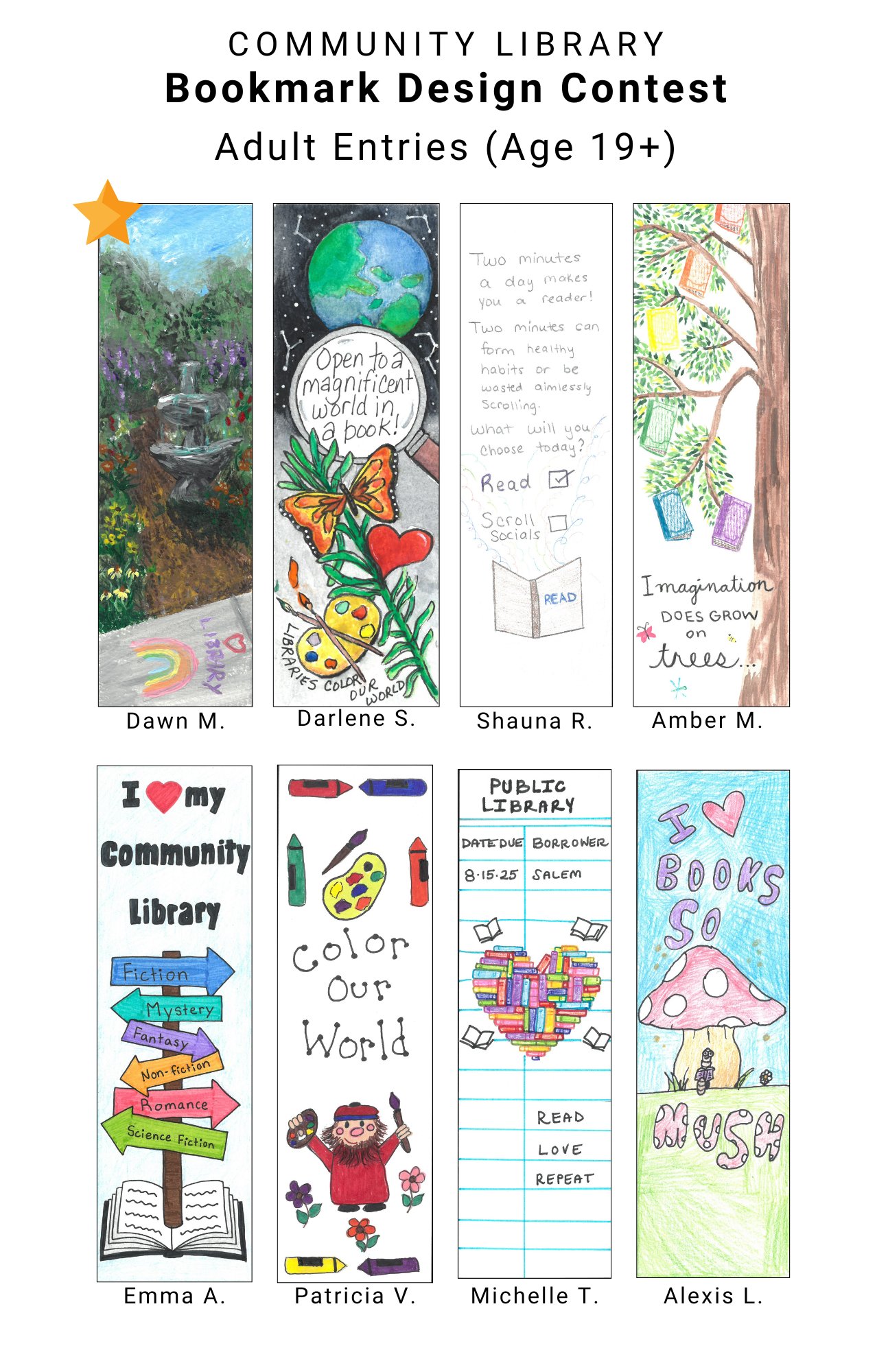 Exciting news 🤩 Bookmarks... - Community Library (Salem, WI) | Facebook