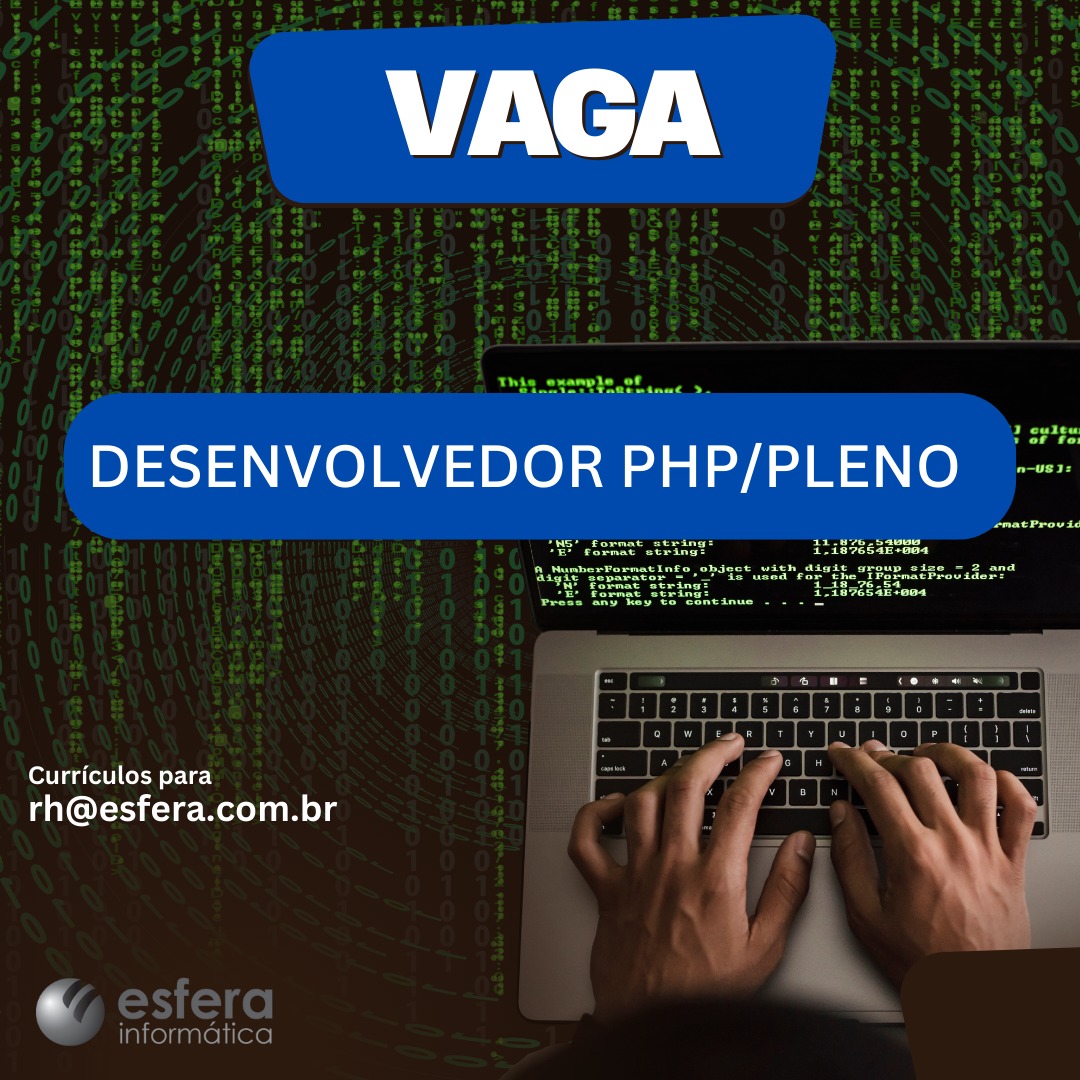Esfera Informática - 🚨 Temos vaga para Desenvolvedor Mobile 📍Requisitos ...