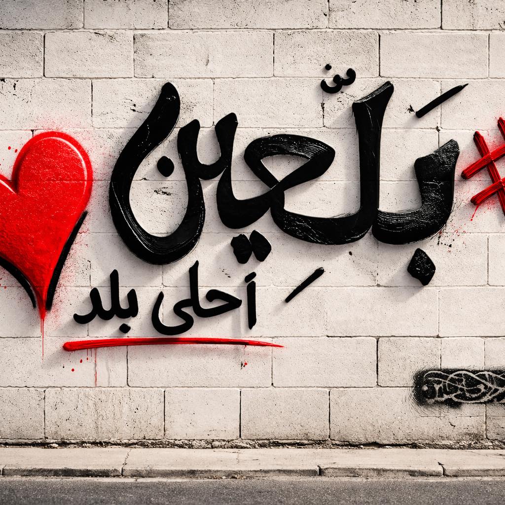 📍 مغسلة البلد .. بلعين _شارع صفا 🩷🖤💚🤍 | بلعين احلى بلد Bil'in Village ...