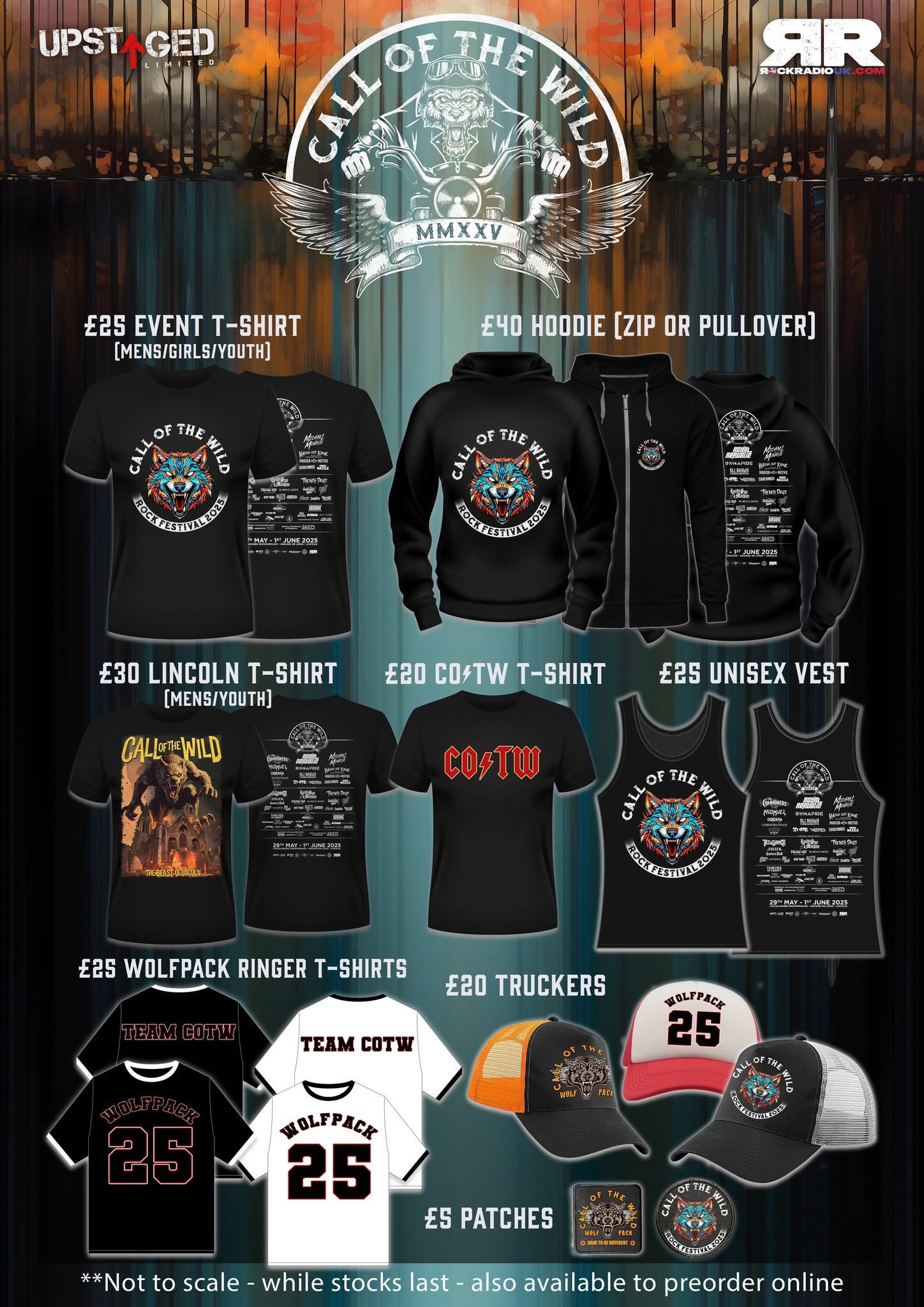 Call - 🐺👕🧢🐺 OPEN NOW! The Call Of The Wild Festival 2025 merchandise ...