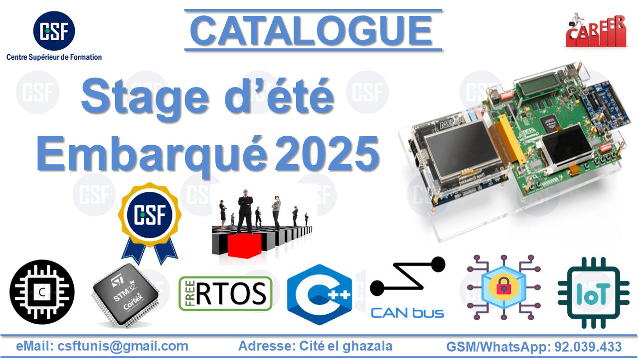 Formation STM32 - Csf Tunis - Chère communauté #CSF, 📣 Le “Pack # ...