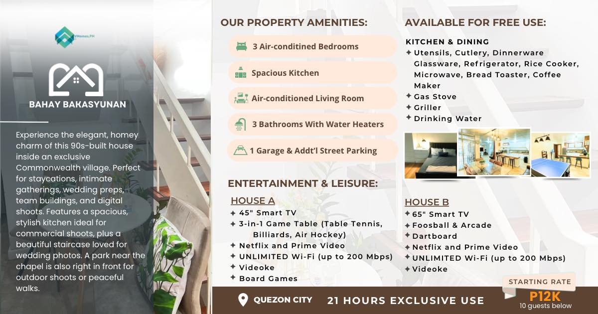 Everything you need for a comfortable stay– check out our list of ...