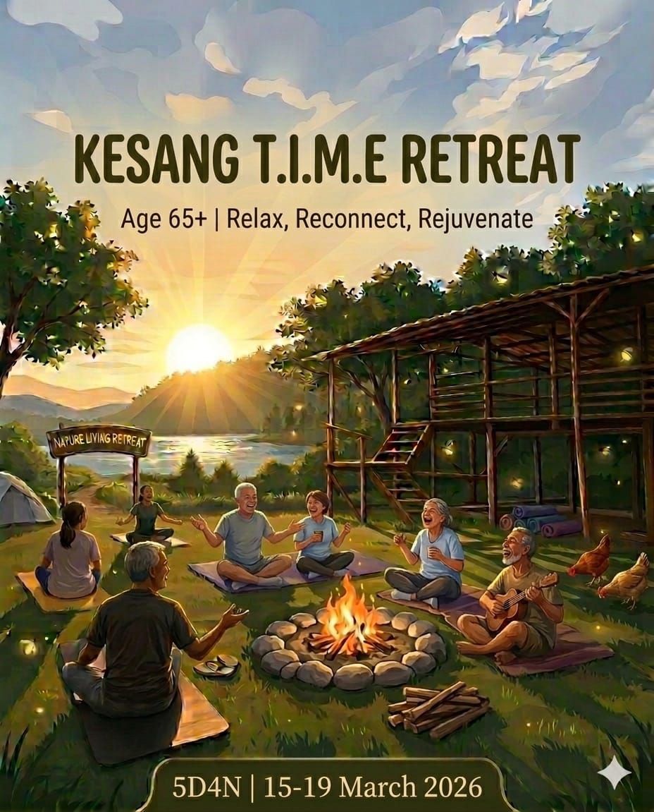 🌿Kesang T.I.M.E Retreat🌿 As the years go by, life often becomes