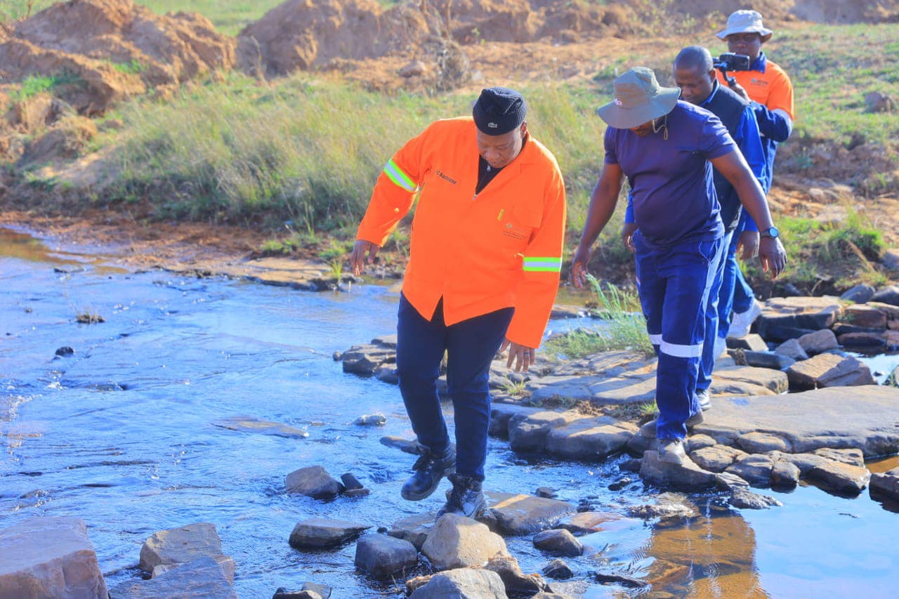 The Limpopo MEC for Public Works, Roads and Infrastructure Ernest ...