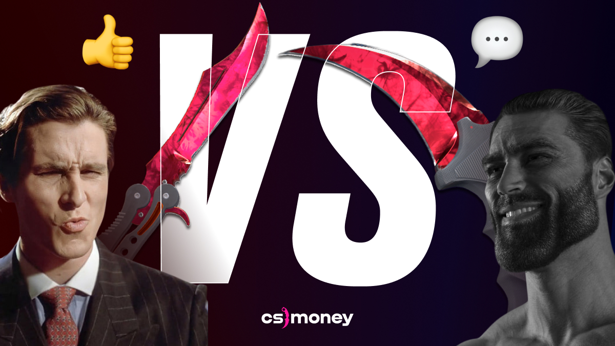 Cs.money - AURA CONTEST 👊 Guys who's the GOAT of knives? 👍 - BFK 💬 ...