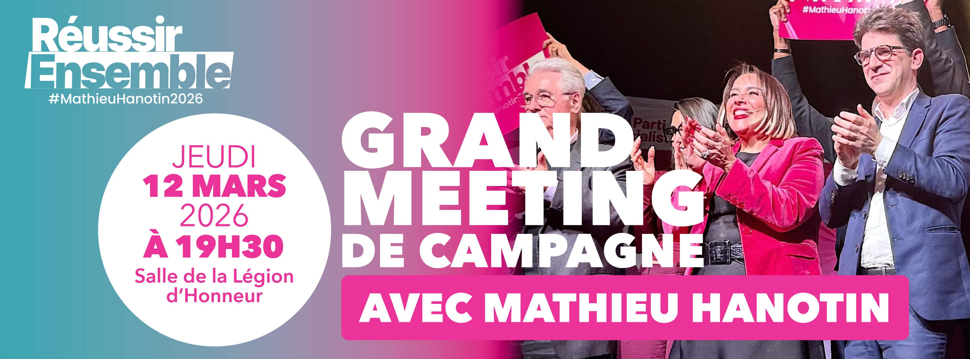 Réussir ensemble - Mathieu Hanotin 2026 | Saint-Denis