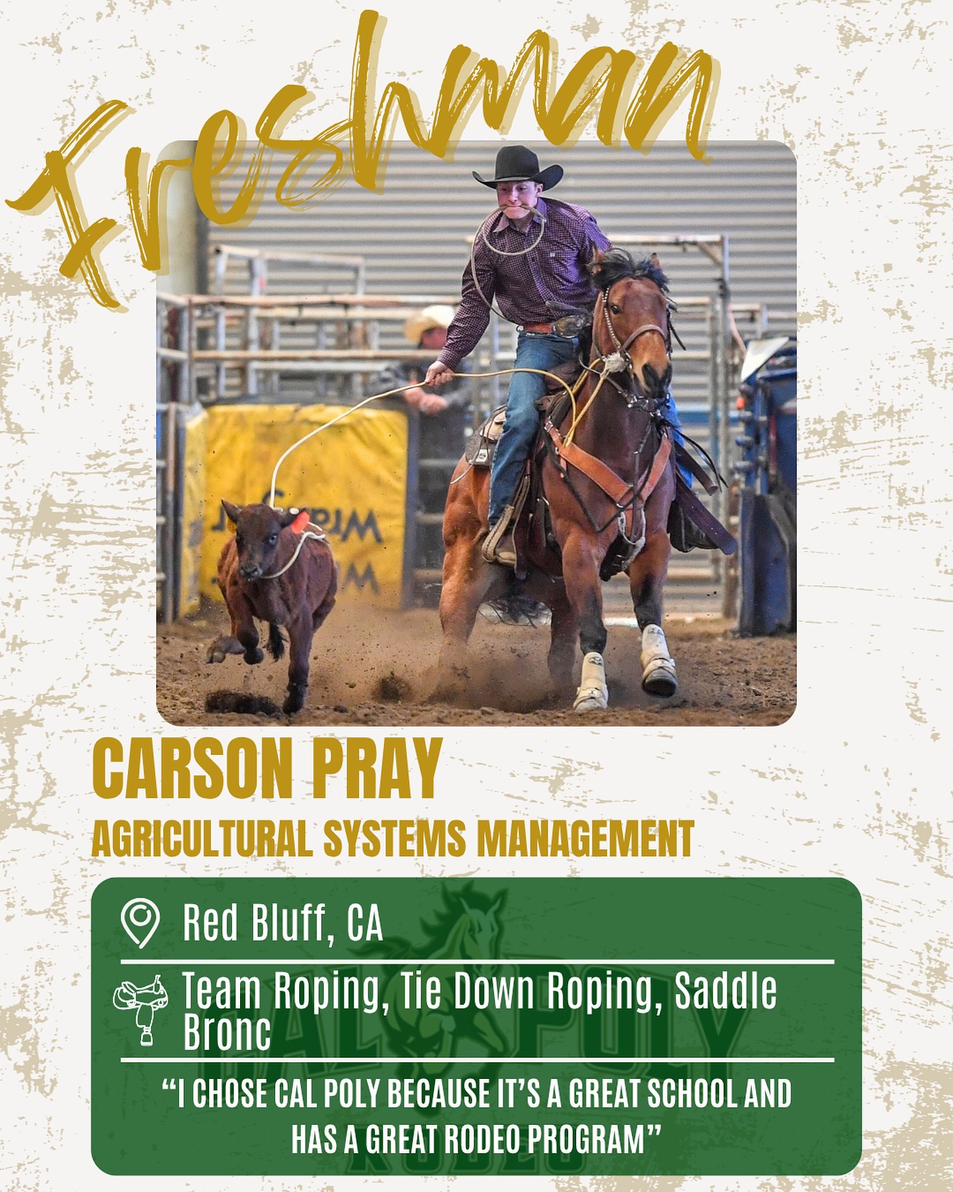 Welcome to Cal Poly... - Cal Poly San Luis Obispo Rodeo Team | Facebook